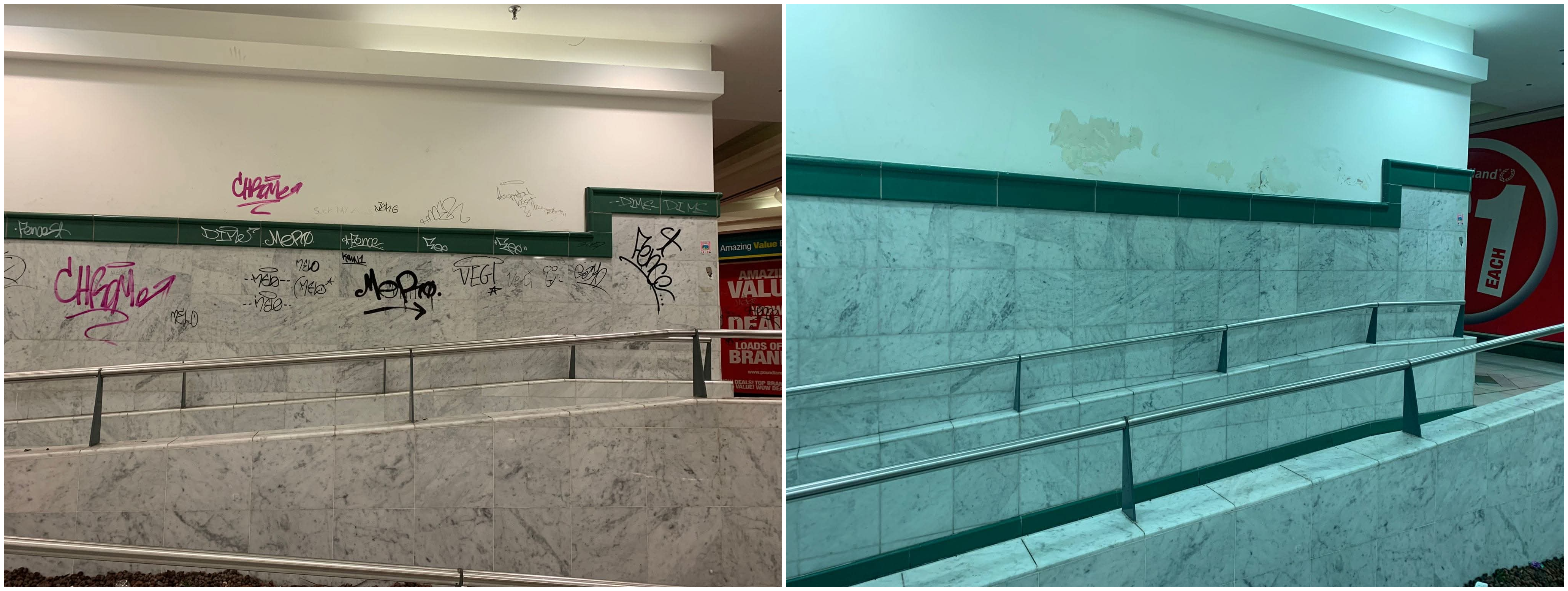 Professional Graffiti Removal in Doncaster by DHP Jet Services 3