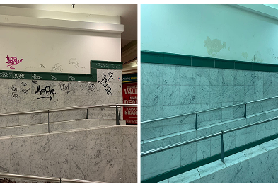 Professional Graffiti Removal in Doncaster by DHP Jet Services